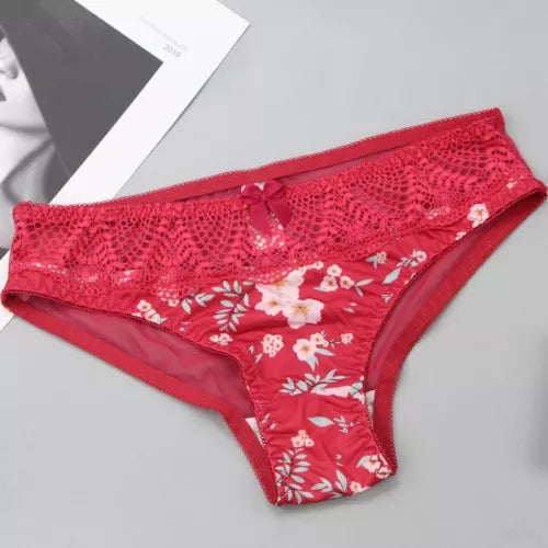 Women's UnderWired Full Cup Lace Multiway Bra with Matching Panty (Set of 4)