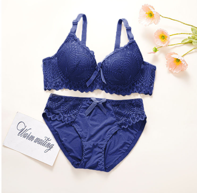 Women's UnderWired Full Cup Lace Multiway Bra with Matching Panty (Set of 6)
