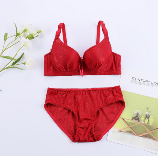 Women's UnderWired Full Cup Lace Multiway Bra with Matching Panty (Set of 6)