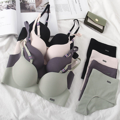 Women's UnderWired Full Cup Lace Multiway Bra with Matching Panty (Set of 4)