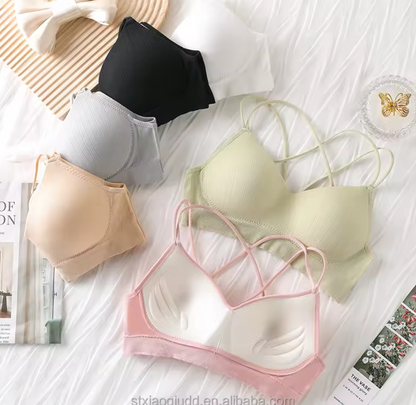 Women's UnderWired Full Cup Lace Multiway Bra with Matching Panty (Set of 6)