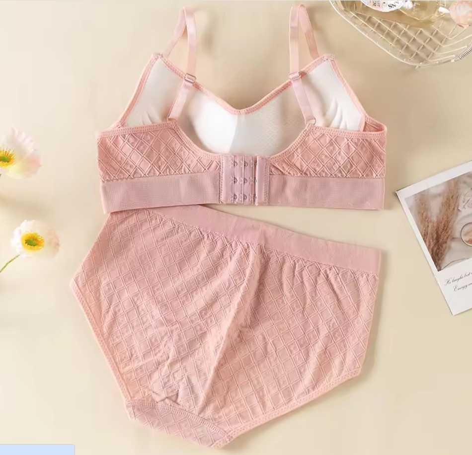 Women's UnderWired Full Cup Lace Multiway Bra with Matching Panty (Set of 6)