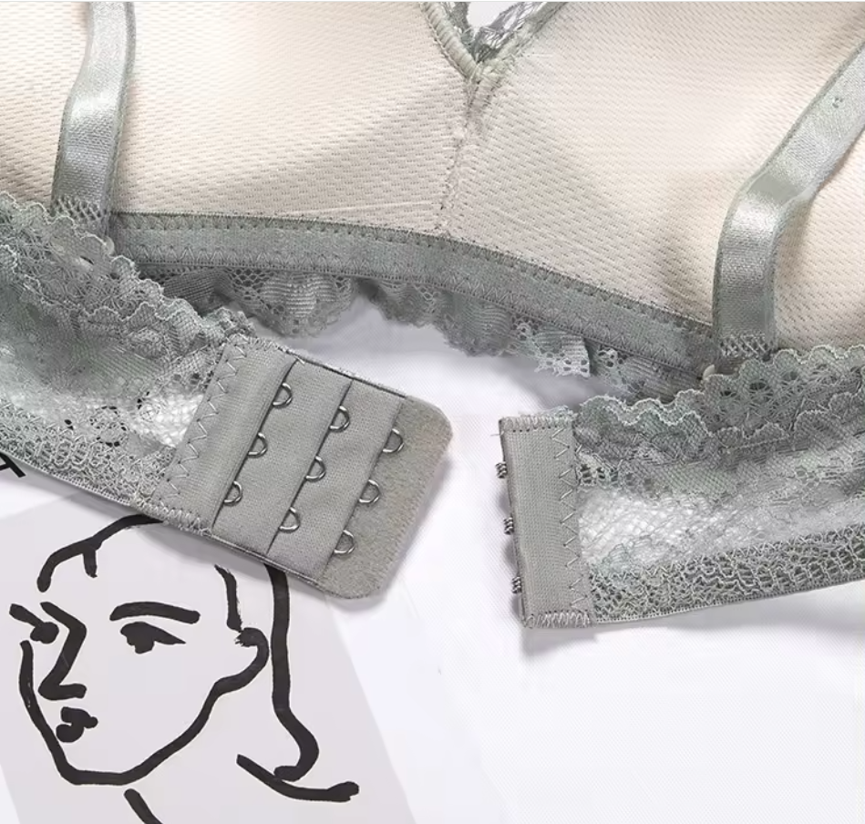 Women's UnderWired Full Cup Lace Multiway Bra with Matching Panty (Set of 6)
