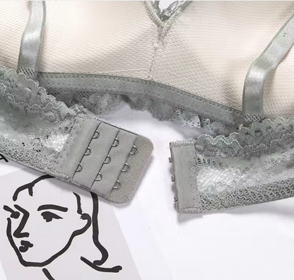 Women's UnderWired Full Cup Lace Multiway Bra with Matching Panty (Set of 6)
