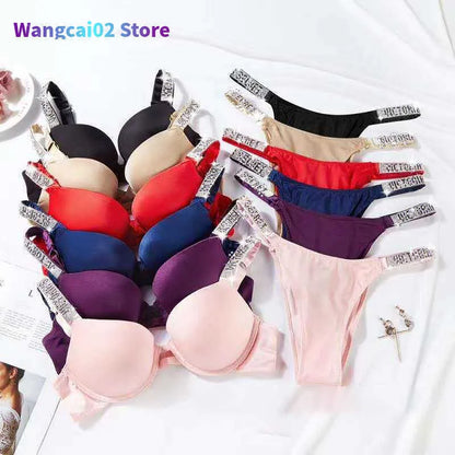 Women's UnderWired Full Cup Lace Multiway Bra with Matching Panty (Set of 6)