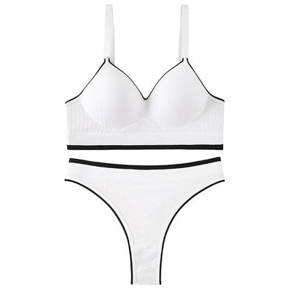 Women's UnderWired Full Cup Lace Multiway Bra with Matching Panty (Set of 6)