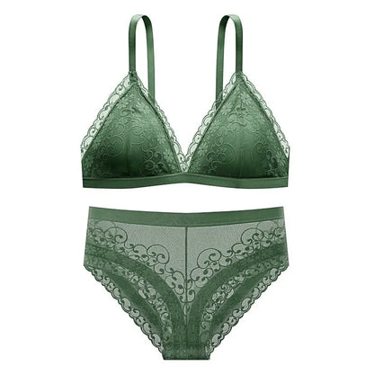 Women's UnderWired Full Cup Lace Multiway Bra with Matching Panty (Set of 6)