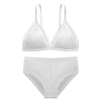Women's UnderWired Full Cup Lace Multiway Bra with Matching Panty (Set of 6)