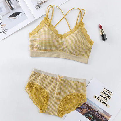 Women's UnderWired Full Cup Lace Multiway Bra with Matching Panty (Set of 6)