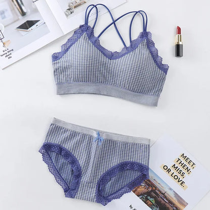 Women's UnderWired Full Cup Lace Multiway Bra with Matching Panty (Set of 6)