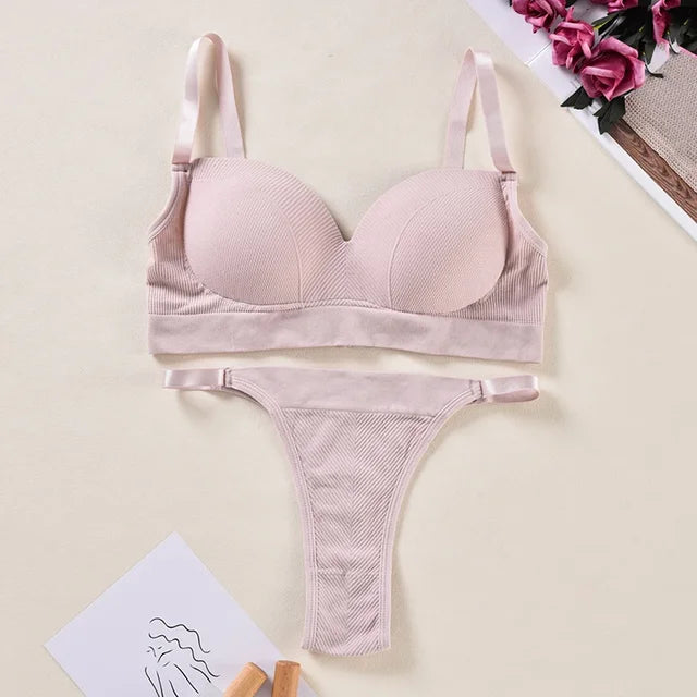 Women's UnderWired Full Cup Lace Multiway Bra with Matching Panty (Set of 6)