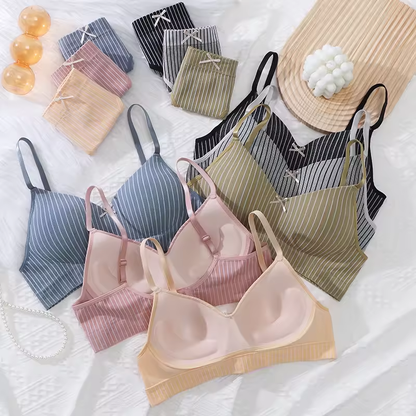 Women's UnderWired Full Cup Lace Multiway Bra with Matching Panty (Set of 6)