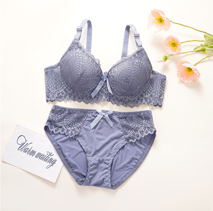 Women's UnderWired Full Cup Lace Multiway Bra with Matching Panty (Set of 6)
