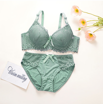 Women's UnderWired Full Cup Lace Multiway Bra with Matching Panty (Set of 6)
