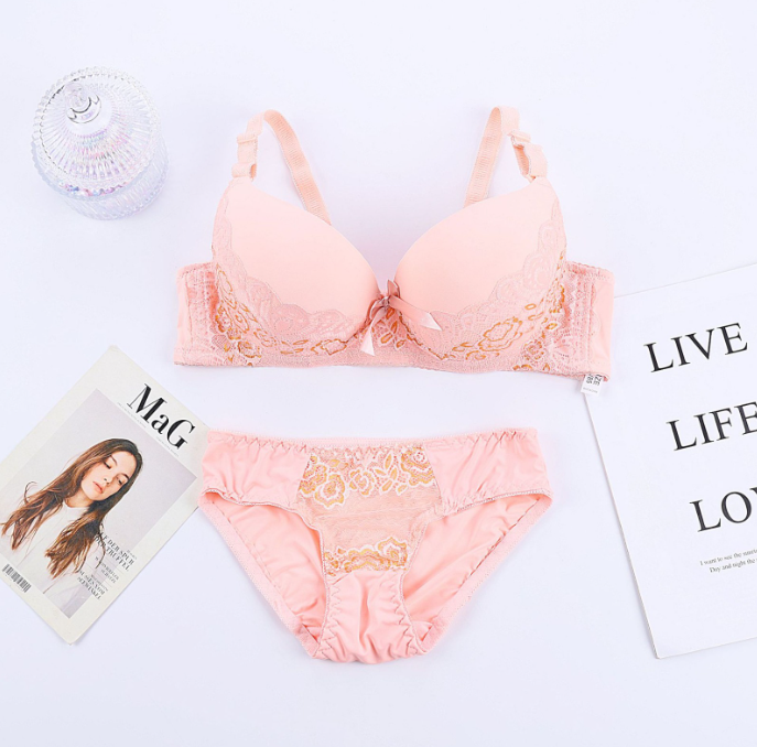Women's UnderWired Full Cup Lace Multiway Bra with Matching Panty (Set of 6)