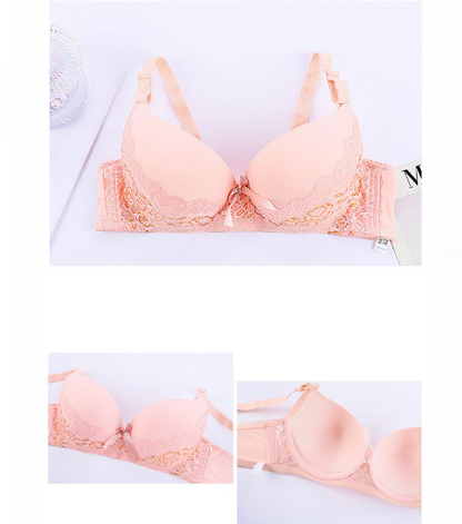 Women's UnderWired Full Cup Lace Multiway Bra with Matching Panty (Set of 6)