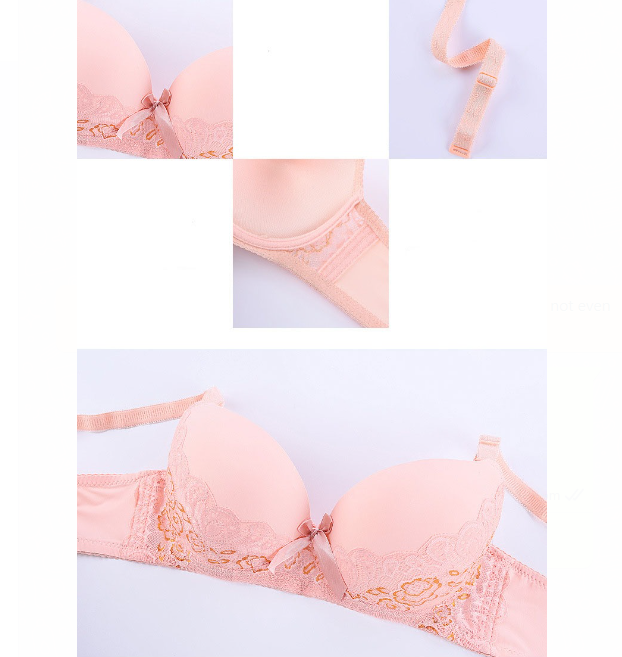 Women's UnderWired Full Cup Lace Multiway Bra with Matching Panty (Set of 6)