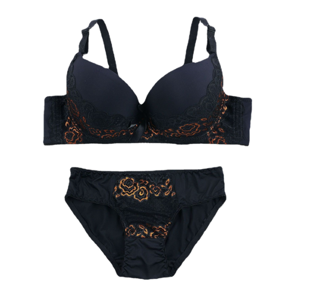 Women's UnderWired Full Cup Lace Multiway Bra with Matching Panty (Set of 6)