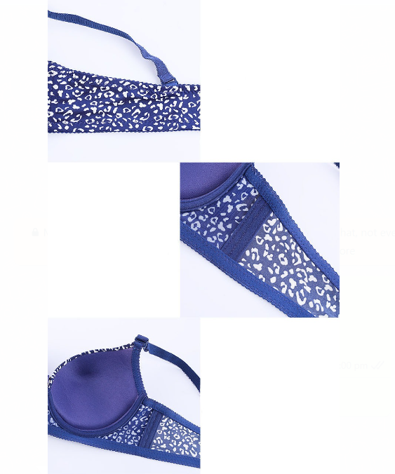Women's UnderWired Full Cup Lace Multiway Bra with Matching Panty (Set of 6)