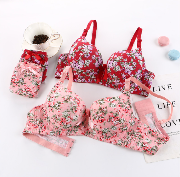 Women's UnderWired Full Cup Lace Multiway Bra with Matching Panty (Set of 6)
