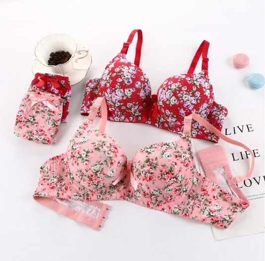 Women's UnderWired Full Cup Lace Multiway Bra with Matching Panty (Set of 6)