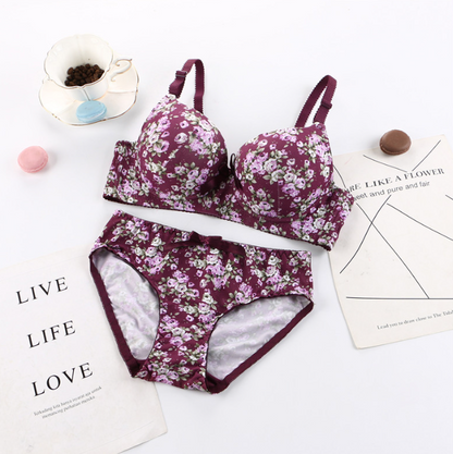 Women's UnderWired Full Cup Lace Multiway Bra with Matching Panty (Set of 6)