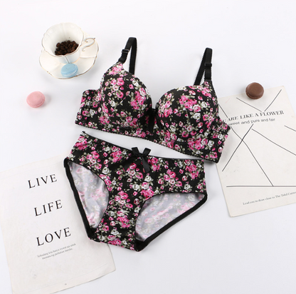 Women's UnderWired Full Cup Lace Multiway Bra with Matching Panty (Set of 6)