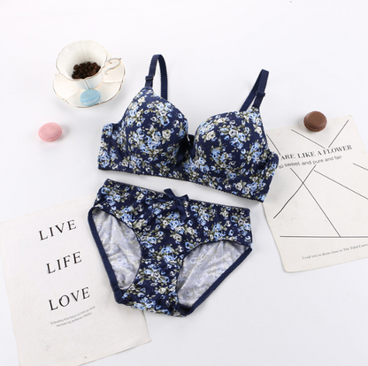 Women's UnderWired Full Cup Lace Multiway Bra with Matching Panty (Set of 6)