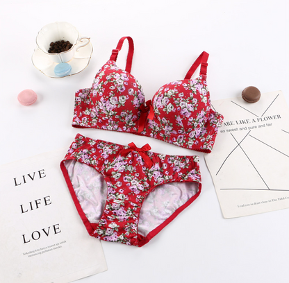 Women's UnderWired Full Cup Lace Multiway Bra with Matching Panty (Set of 6)