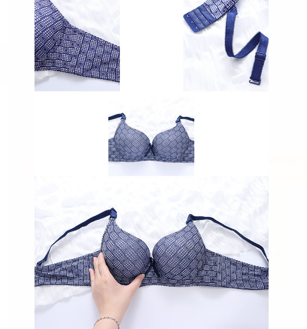 Women's UnderWired Full Cup Lace Multiway Bra with Matching Panty (Set of 6)