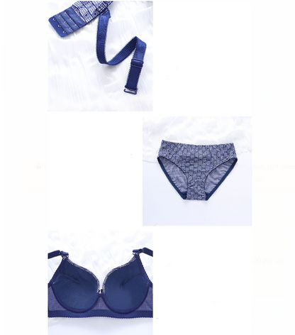 Women's UnderWired Full Cup Lace Multiway Bra with Matching Panty (Set of 6)