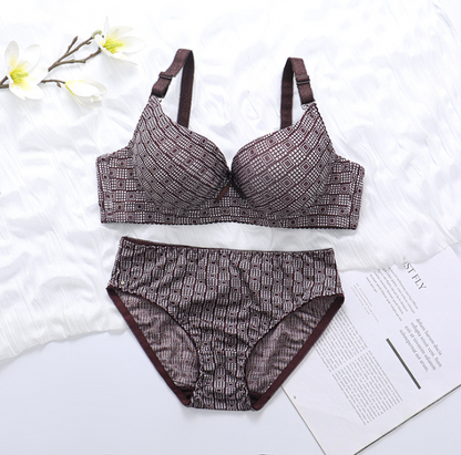 Women's UnderWired Full Cup Lace Multiway Bra with Matching Panty (Set of 6)