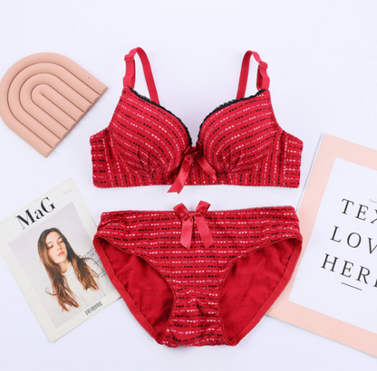 Women's UnderWired Full Cup Lace Multiway Bra with Matching Panty (Set of 6)