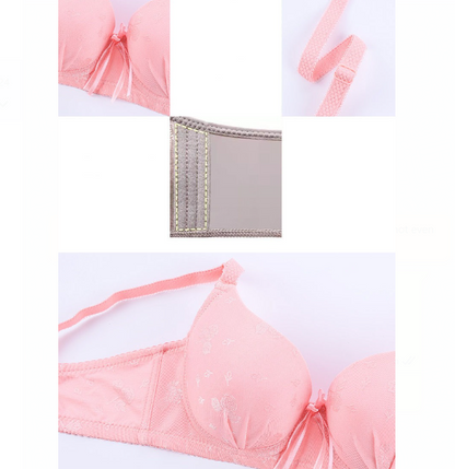Women's UnderWired Full Cup Lace Multiway Bra with Matching Panty (Set of 6)