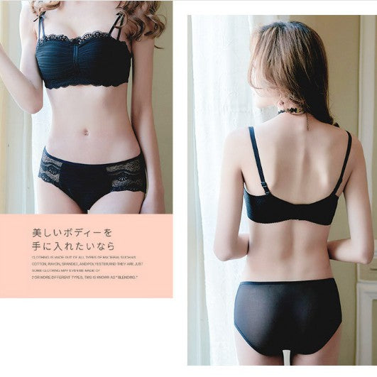 Women's UnderWired Full Cup Lace Multiway Bra with Matching Panty (Set of 4)
