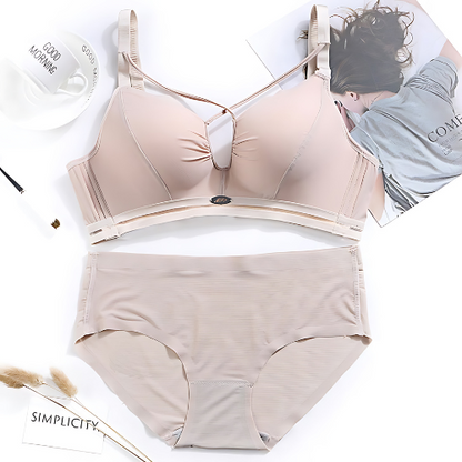 Women's UnderWired Full Cup Lace Multiway Bra with Matching Panty (Set of 6)
