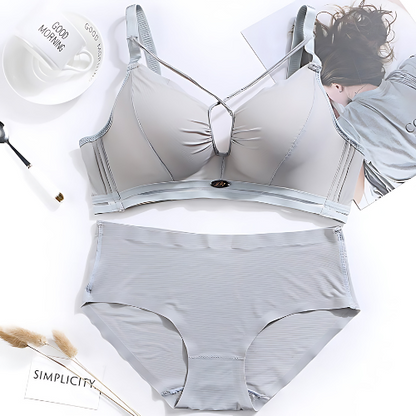 Women's UnderWired Full Cup Lace Multiway Bra with Matching Panty (Set of 6)