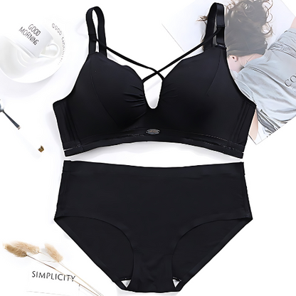 Women's UnderWired Full Cup Lace Multiway Bra with Matching Panty (Set of 6)