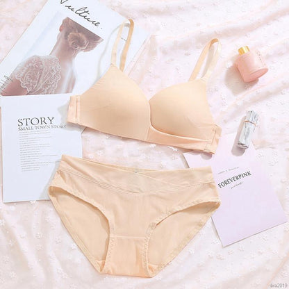 Women's UnderWired Full Cup Lace Multiway Bra with Matching Panty (Set of 4)