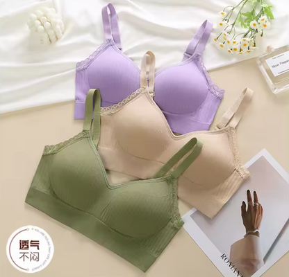 Women's UnderWired Full Cup Lace Multiway Bra with Matching Panty (Set of 6)
