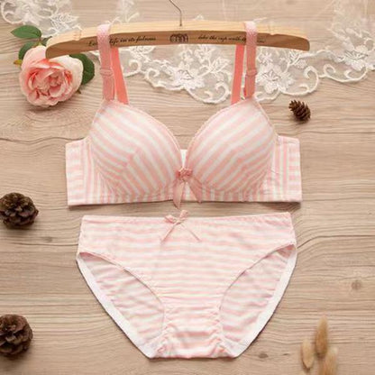 Women's UnderWired Full Cup Lace Multiway Bra with Matching Panty (Set of 4)