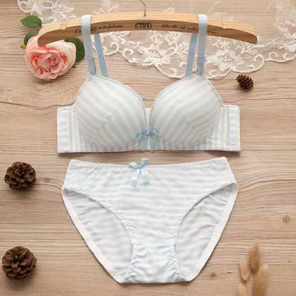 Women's UnderWired Full Cup Lace Multiway Bra with Matching Panty (Set of 4)
