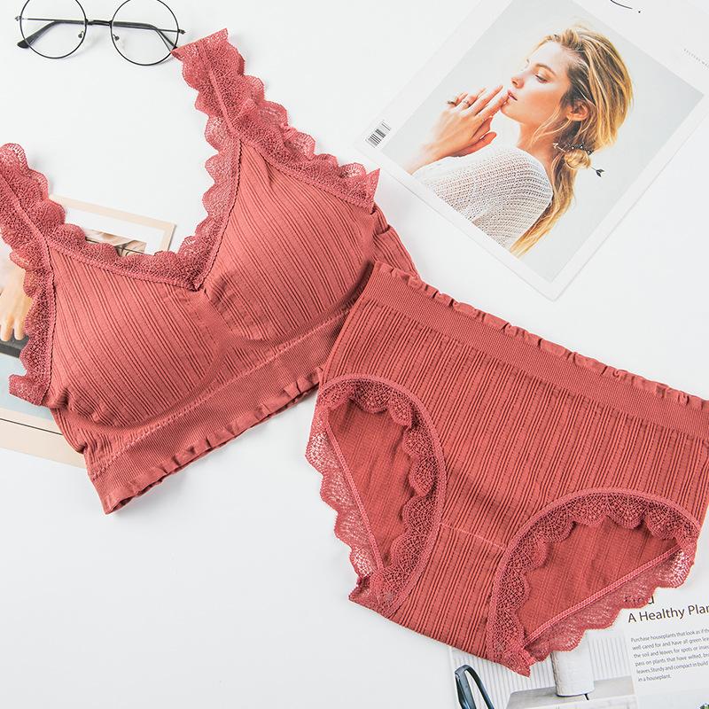 Women's UnderWired Full Cup Lace Multiway Bra with Matching Panty (Set of 4) (Copy)