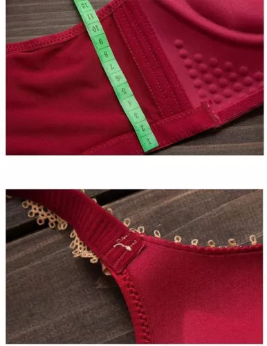 Women's UnderWired Full Cup Lace Multiway Bra with Matching Panty (Set of 4)