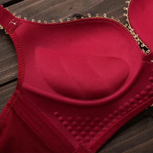 Women's UnderWired Full Cup Lace Multiway Bra with Matching Panty (Set of 4)