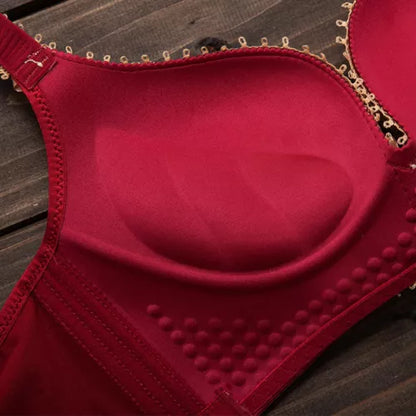 Women's UnderWired Full Cup Lace Multiway Bra with Matching Panty (Set of 4)