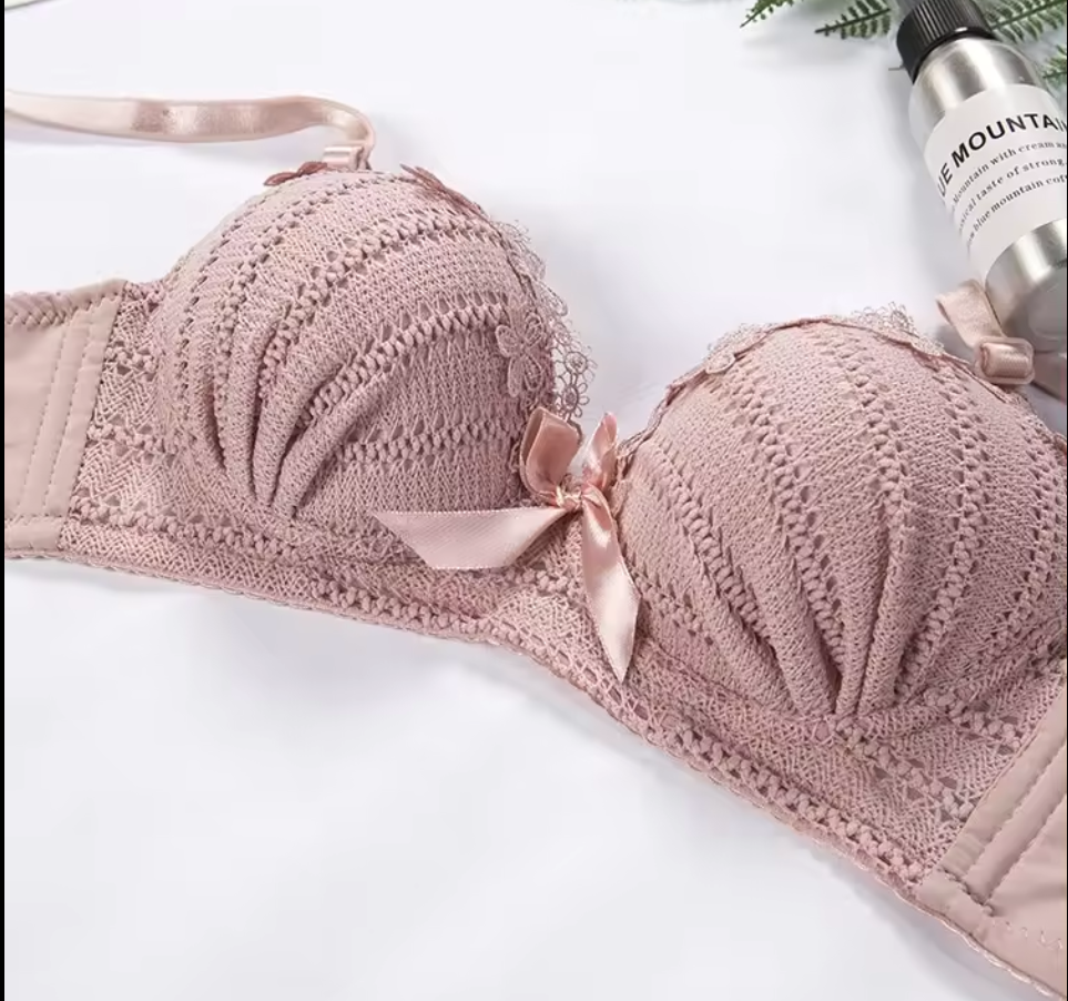 Women's UnderWired Full Cup Lace Multiway Bra with Matching Panty (Set of 6)