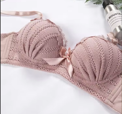 Women's UnderWired Full Cup Lace Multiway Bra with Matching Panty (Set of 6)